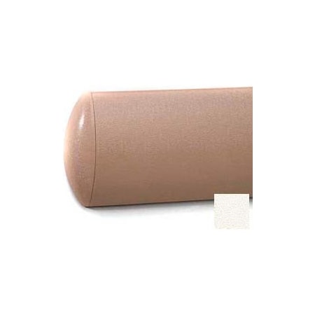 Pawling Crescent Shaped Wall Guard, Aluminum Retainer, 5"H x 12'L, White WG-5-12-10